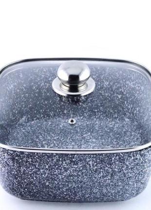 Алюмінієва каструля із гранітним покриттям benson 3 л (bn-320)