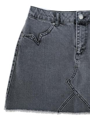 Стильная джинсовая юбка miss selfridge, s3 фото