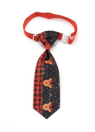 Краватка для собак і котів deer size м/l 12*4 см1 фото