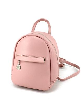 Женская мини сумка-рюкзак voila 935541 пудровая