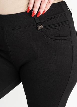 Зимние джегинсы, джинсы с поясом на резинке женские на флисе, есть большие размеры bszz6 фото