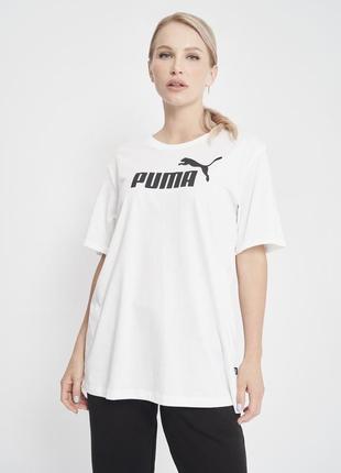 Белая футболка puma