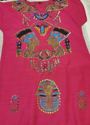 Карнавальний костюм плаття єгипетської цариці клеопатри3 фото