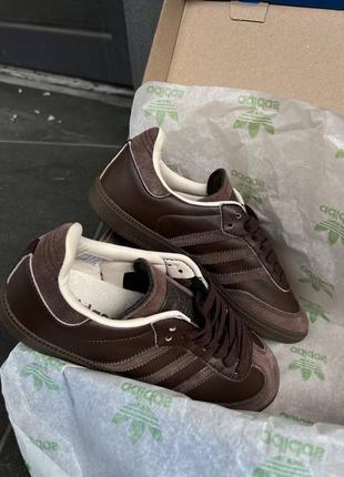 Кроссовки adidas samba chocolate3 фото