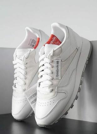 Новые reebok женские кроссовки кожаные белые 37, 37.5, 38