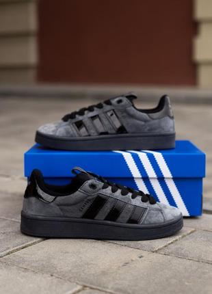 Adidas campus 00s grey/black1 фото