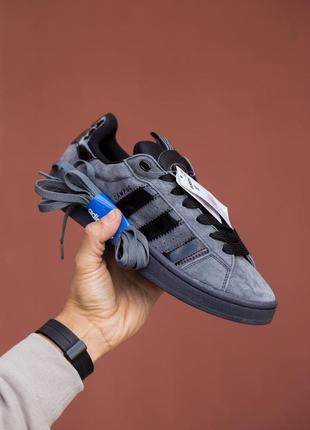 Adidas campus 00s grey/black6 фото