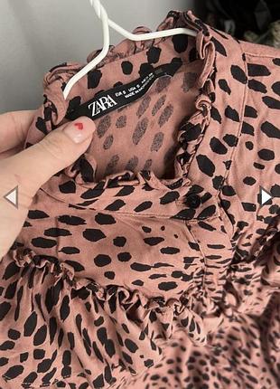 Леопардовая рубашка zara 4