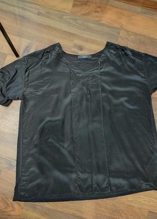 Блуза черная базовая max mara weekend 170/92a l3 фото