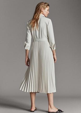 Платье с юбкой плисе massimo dutti2 фото