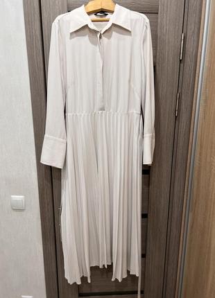 Платье с юбкой плисе massimo dutti 7
