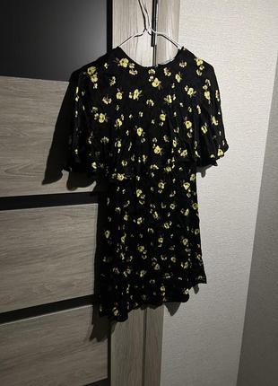 Платье zara в цветы7 фото