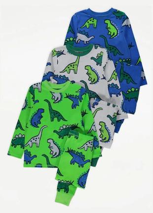 Пижама с динозаврами от george