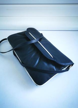 Красива вінтажна сумка з натуральної шкіри3 фото