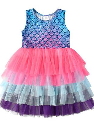 Детское праздничное нарядное платье vikita для девочки 459431 фото