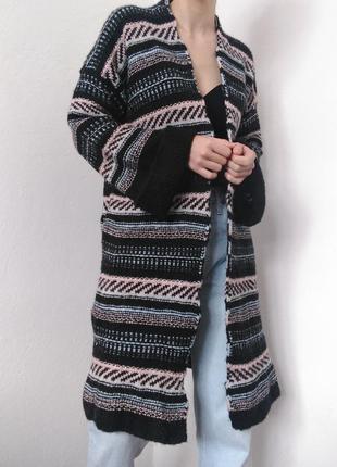 Шерстяной кардиган мохер свитер черный джемпер шерсть пуловер реглан лонгслив кофта шерсть6 фото