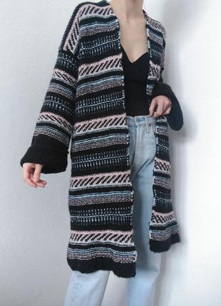 Шерстяной кардиган мохер свитер черный джемпер шерсть пуловер реглан лонгслив кофта шерсть10 фото