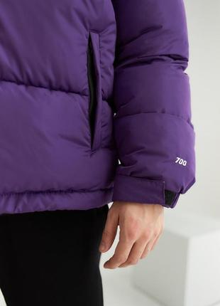 Куртка пуховик the north face 700 туреччина лого вишивка до -25*с, чоловіча зимова куртка тнф6 фото