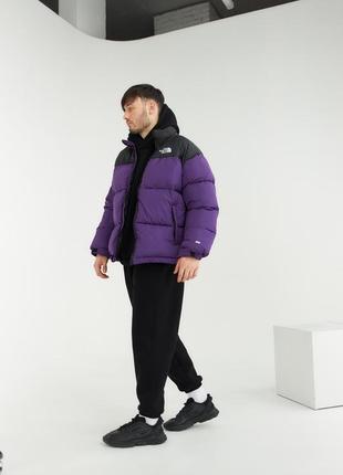 Куртка пуховик the north face 700 туреччина лого вишивка до -25*с, чоловіча зимова куртка тнф3 фото