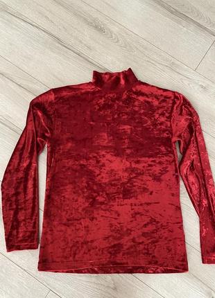 Красивый бархатный гольф