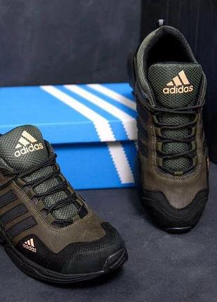 Чоловічі військові шкіряні кросівки adidas terrex green, чоловічі військові камуфляжні кросівки хакі