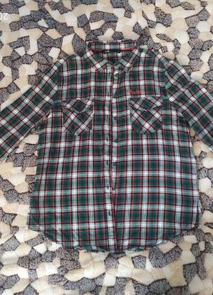 Сорочка в карту ідеальний стан