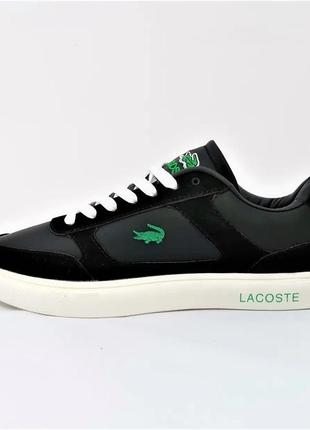 Кросівки lacoste чоловічі чорні лакоста (розміри: 41)4 фото