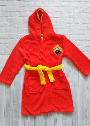 Новый яркий  махровый халат для ребенка sam