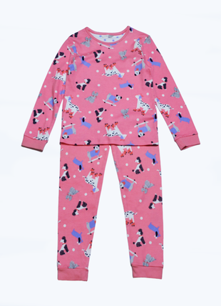 Розовая фирменная пижама john levis на девочку 8 лет