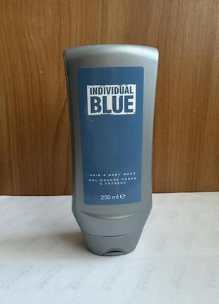 Avon гель для душа для мужчин individual blue 250 мл2 фото