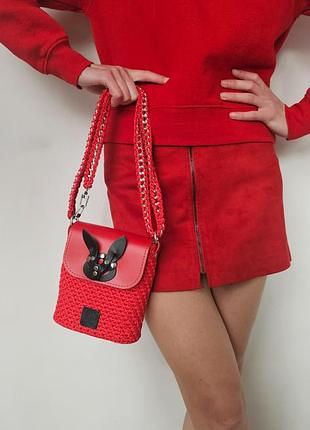 Сумочка ручної роботи "sweet dreams: ruby red "