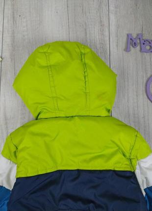 Куртка демісезонна для хлопчика liegelind колір синій салатовий розмір 866 фото