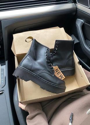 Термо черевики dr martens jadon all black