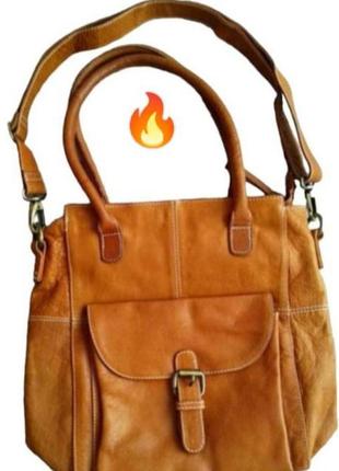 Орігінальна швейцарська продам фірмову шкіряну швейцарську сумку wera stockholm.  красивого коричнево-коньячного кольору.
