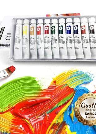 Набор масляных красок "art rangers" 12 цвета в алюминиевых тюбиках по 12 мл1 фото