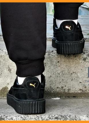 Мужские кроссовки puma слипоны черные мокасины пума (размеры: 41,42,43,44)6 фото