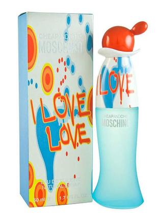 Женская парфюмированная вода moschino i love love