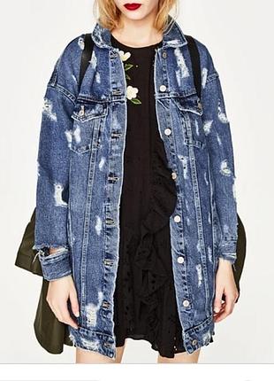Джинсова курточка zara