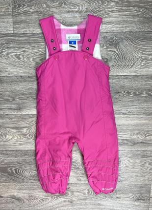 Columbia omni-shield штаны комбинезон 24 months детский зимний розовый оригинал
