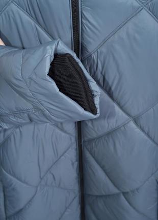 Новий брендовий пуховик calvin klein оригінал стьобане пальто оверсайз з капюшоном пуффер10 фото