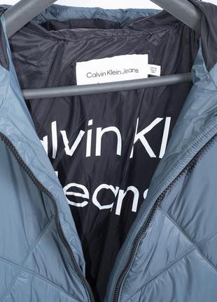 Новый брендовый пуховик calvin klein оригинал стеганое пальто оверсайз с капюшоном пуффер8 фото