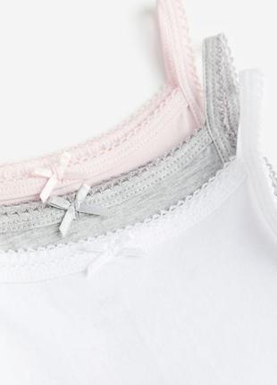 H&amp;m майки сет 3 шт 2