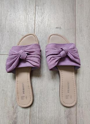 Primark шьлопанці 39 р бузкові
