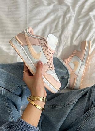 Dunk low twist "pink" кроссовки найк
