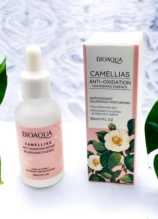 Сыворотка для лица с камелией bioaqua camellias anti-oxidation nourishing essence