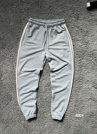 Спортивные штаны оверсайз серые