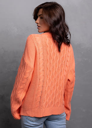 Красивий теплий светр nika з узором різні кольори3 фото