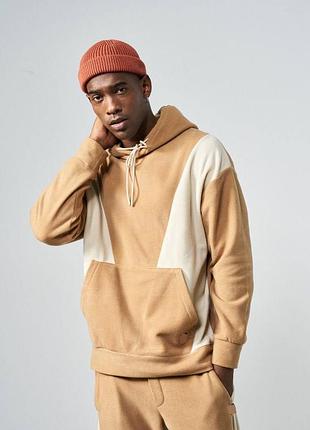 Теплый оверсайз костюм с полларой 16, спортивный костюм + двойной капюшон