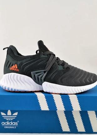 Кроссовки мужские ad!das alphabounce серые адидас (размеры: 41,42,43,44,45)7 фото