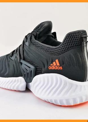 Кроссовки мужские ad!das alphabounce серые адидас (размеры: 41,42,43,44,45)2 фото